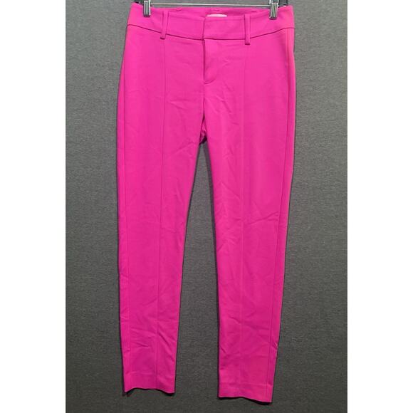 Lilly Pulitzer Worth Skinny Barbie Pink Stretch Pants Size 2 - Picture 1 of 13